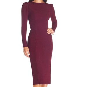Dress the Population Burgundy Nadia Dress